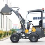 0.8 Ton-3 Ton 4 Wheel Drive Small Mini Wheel Loader Front End Loader for Farm Garden Small Loader