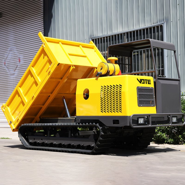 1 Ton 2 Ton 3ton Hydraulic Self Loading Transporter/Crawler Cargo Small/Mini/Micro Tipper/Dump Tracks/Dumper Use for Garden Farm/Agriculture Project