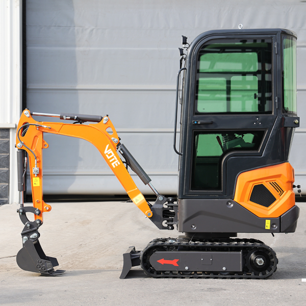 1 Ton Mini Excavator Bagger CE EPA Euro 5 Engine Small Excavator Mini Digger with Attachments Fast Delivery Excavators Machine