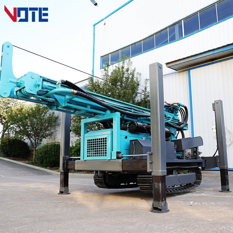 100m, 150m, 200m, 300m, 350m, 600meters Steel Crawler Mounted Water Well Drilling Rig Machine Factory Price