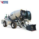 1.2m3 Mini Compact Small Mobile Concrete Mixer with Self Feeding Mixing Truck
