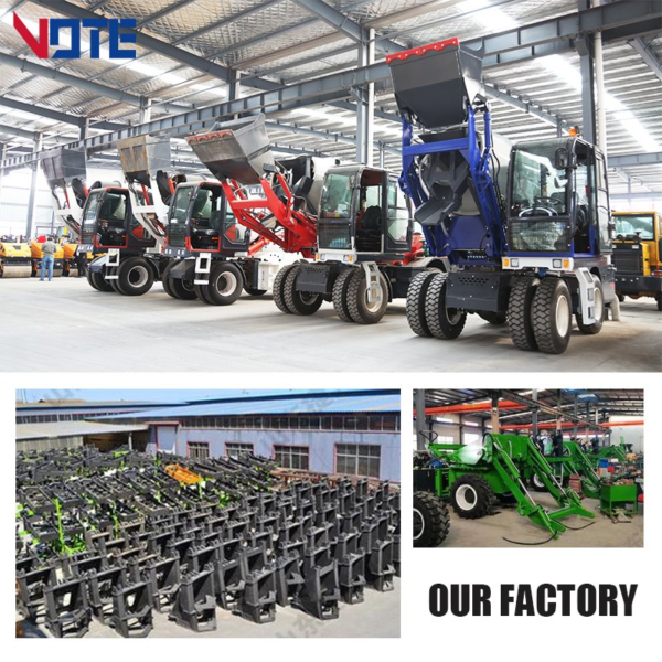 1.5 Cbm Mixer Machine Diesel Engine Small Self-Loading Concrete Mixer Truck Price for Sale