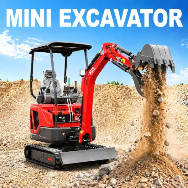 1.6 Ton Mini Excavator Cheap CE Euro 5 Mini Digger Excavator for Farm Garden