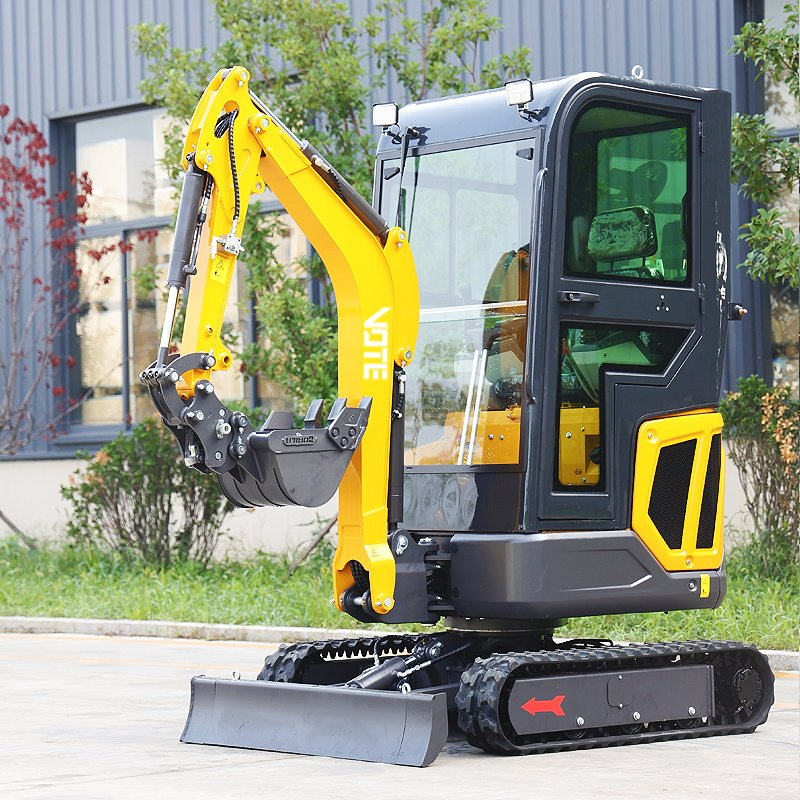 1.8 T Compact Excavator with Swing Boom for Narrow Spaces