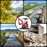 1800kg Hydraulic Mini Excavator 1ton 2 Ton 3t Small Digger 1.8ton Excavator Competitive Price Factory Customization Sale