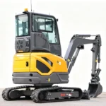 2-Ton and 3-Ton Excavators, Hydraulically Rotatable, with Air-Conditioned Cabin, Suitable for Farm Construction, CE Certified