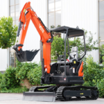 2 Ton Mini Excavator Household 3 Ton Small Digger Hydraulic Crawler Mini Excavator with Attachment with Thumb Bucket for Sale