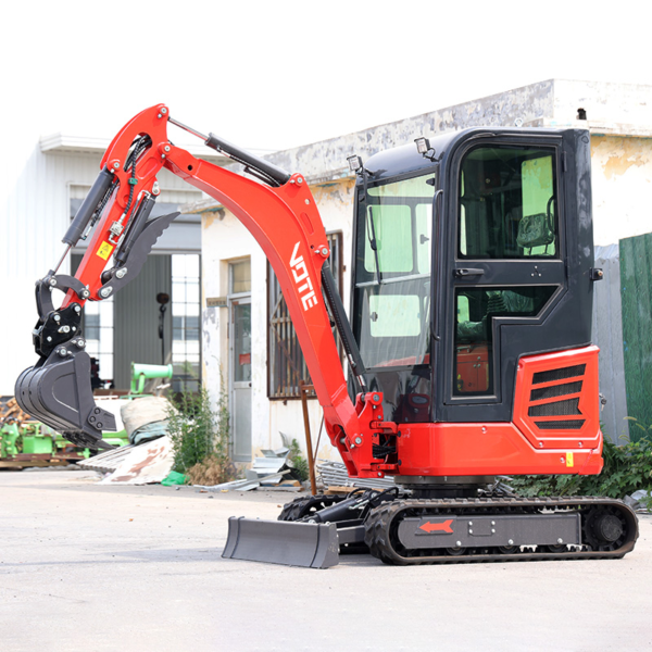 2000kg Concealed Plunger Motor Small Crawler Digging Machine Arm Side Swing Mini Hydraulic Excavator