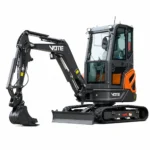 2.5 Ton 3 Ton Mini Excavator Small Digger Mini Hydraulic Excavators CE EPA Euro V Excavator for Farm Construction Site