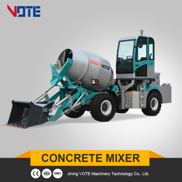 2.6 Cbm Portable Construction Equipment Concrete Drum Mixer Machine Cement