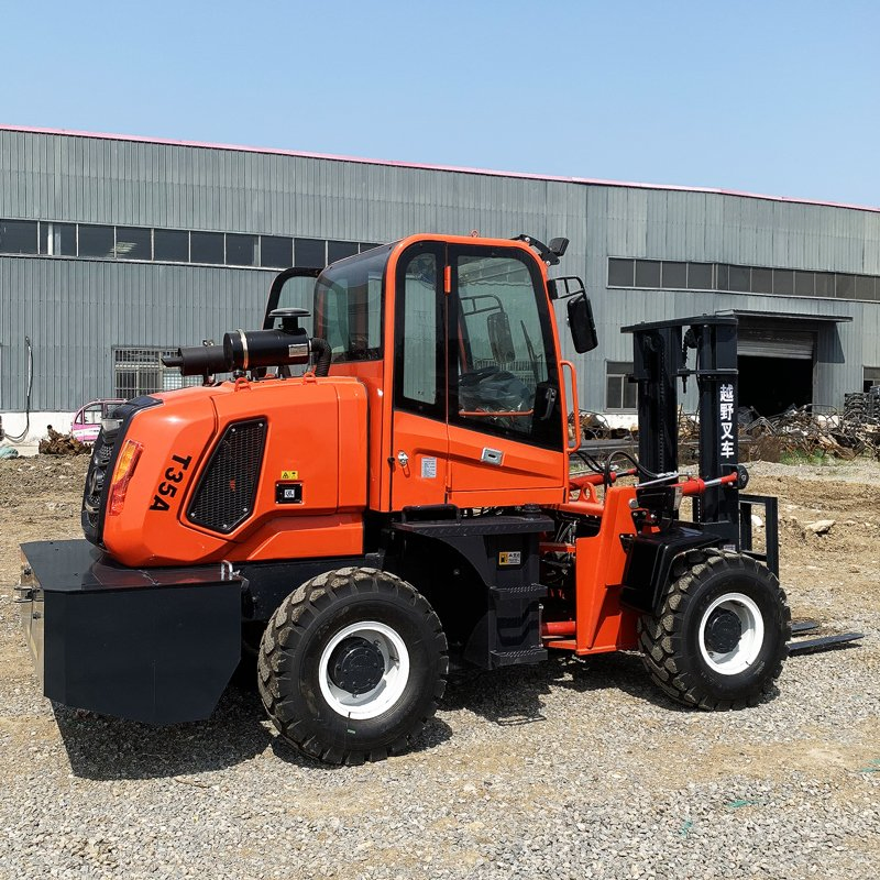 3-5ton Four Wheel Drive Small All Terrain Forklift 4WD Rough Terrain Forklift 4X4 off Road Truck Forklift