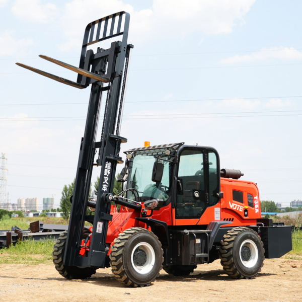 3-5ton Four Wheel Drive Small All Terrain Forklift 4WD Rough Terrain Forklift 4X4 off Road Truck Forklift