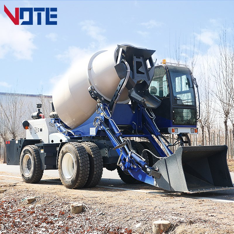 3.5m3 4m3 5.5m3 Concrete Mixer Truck Self Loading Concrete Mixer with Factory Price