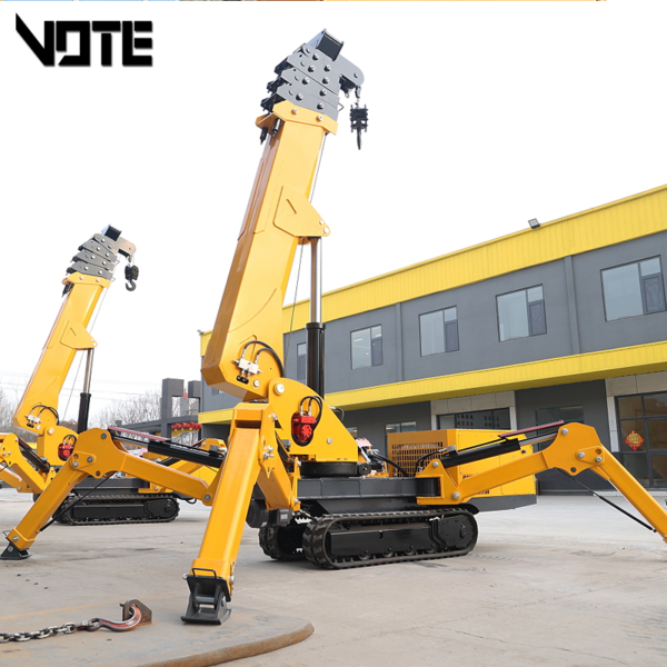 3t Spider Mobile Mini Crawler Crane in Narrow Space From China Nucrane Brand