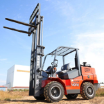 4 Wheel Automatically Hydraulic Drive Cross Country Rough Terrain off-Road Forklift Price