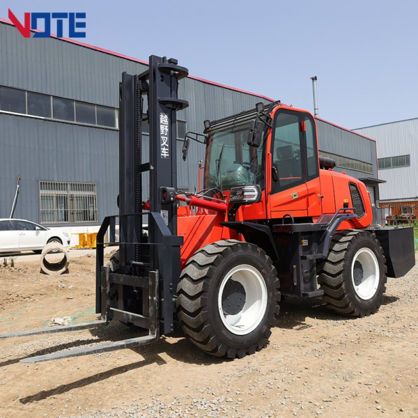 4 Wheel Automatically Hydraulic Drive Cross Country Rough Terrain off-Road Forklift Price