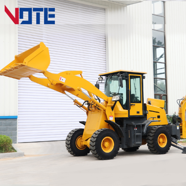 4 Wheel Drive Mini Backhoe Excavator Loader Construction Work Professional Design Backhoe Loader Fast Delivery Front End Loader