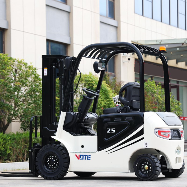 4 Wheel Electric Forklift Truck Large Wheel Forklift Full Electric Pallet with Four Big Tyres Electric Forklift Trucks