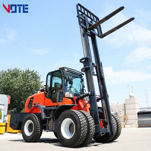 4X4 off Road Diesel Forklift All Terrain Forklift 3ton 5ton Lift Professional Manufacture Promotion Price