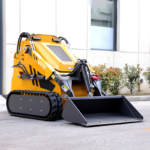 500kg 700 Kg 1 Ton Skid Steer Loader Compact Skid Steer Loader for Sale with Cab Chinese Manufacturer