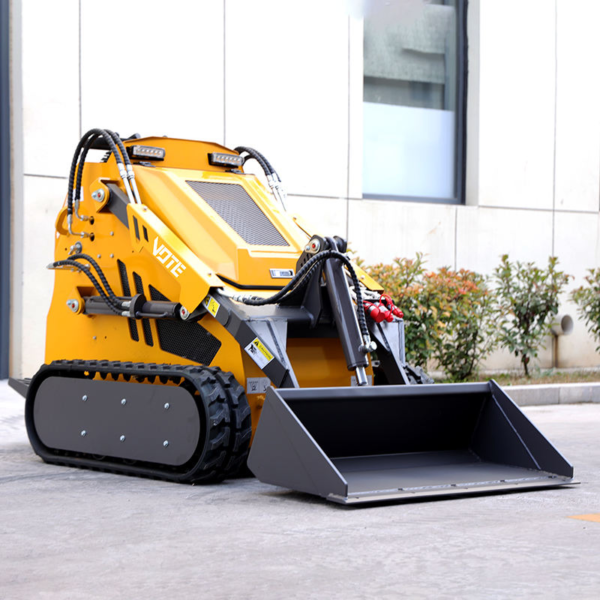 500kg 700 Kg 1 Ton Skid Steer Loader Compact Skid Steer Loader for Sale with Cab Chinese Manufacturer