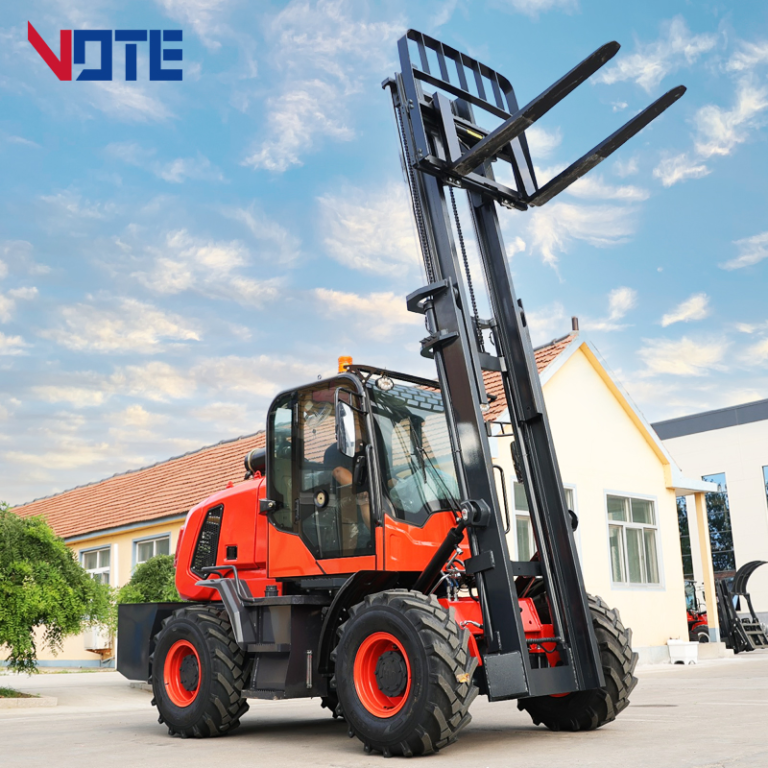 All Terrain Diesel Forklift 3 Ton 4 Ton 5 Ton Trucks off-Road Forklift 4X4 Forklift