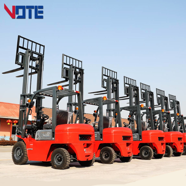 All Terrain Forklift 4WD Rough Terrain Forklift with Triplex Mast 3ton 5ton Forklift off Road Powerful