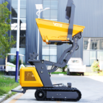 All-Terrain Mini Crawler Dumper Truck Hydraulic Diesel Dump Transporter High Efficiency 800kg Farm Home Construction