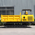 All Terrain Mini Dumper Dump Truck Crawler Small Rubber Crawler Transport Truck Mini Tracked Dumper with CE