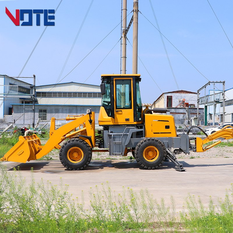 Backhoe Loader Manufacturer Factory 4X4 China Small Mini Retroexcavadora Backhoe Loader for Sale