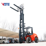Best Cheap Diesel Engine Rough Terrain Forklift Rotator with Bucket Log Forks