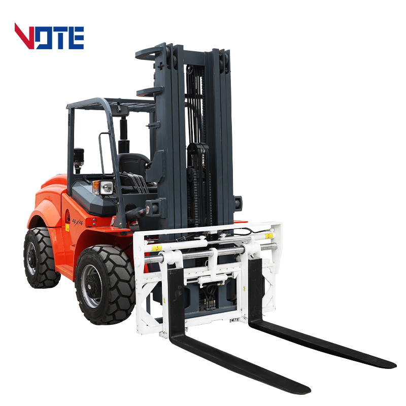 Best Cheap Diesel Engine Rough Terrain Forklift Rotator with Bucket Log Forks Best Cheap Diesel Engine Rough Terrain Forklift Rotator with Bucket Log Forks