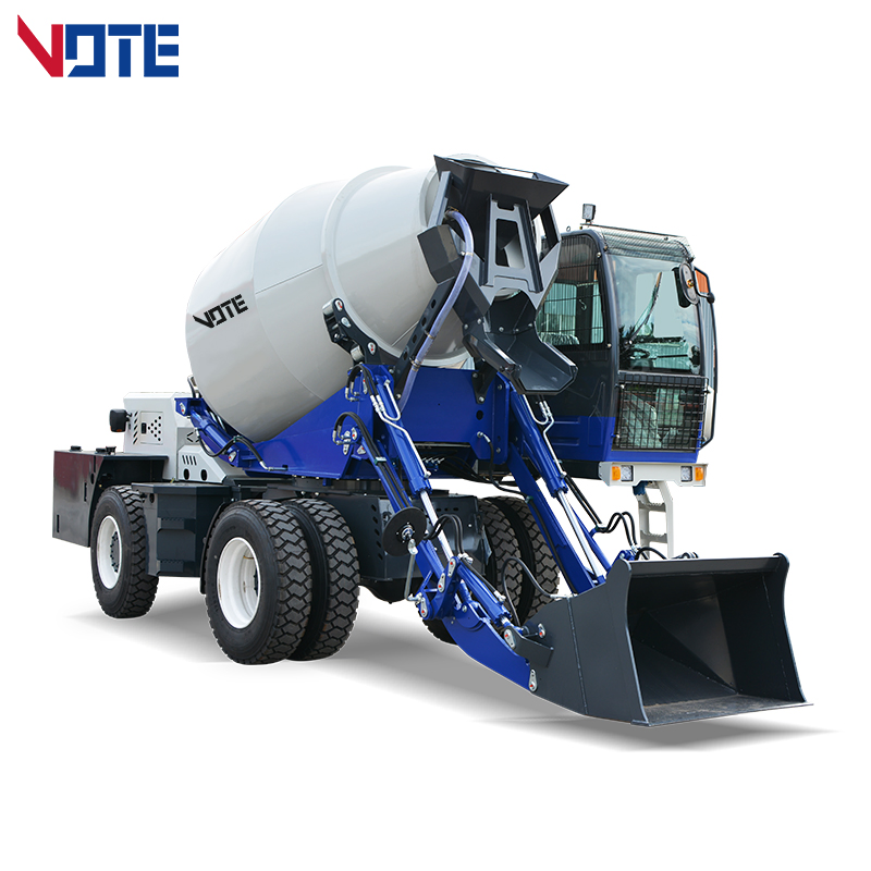 Best Performance Self-Loading 3m3 Concrete Mixer Truck Mixer with Cheapest Price
