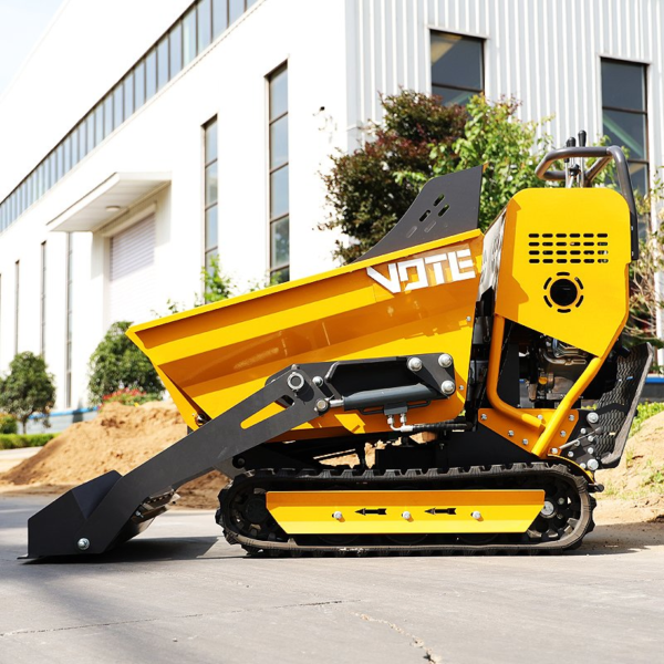 Can Be Tilted Tracked Mini Dumper Truck 1 Ton Crawler Dumper Mini Transporter Self Loading Mini Dumper