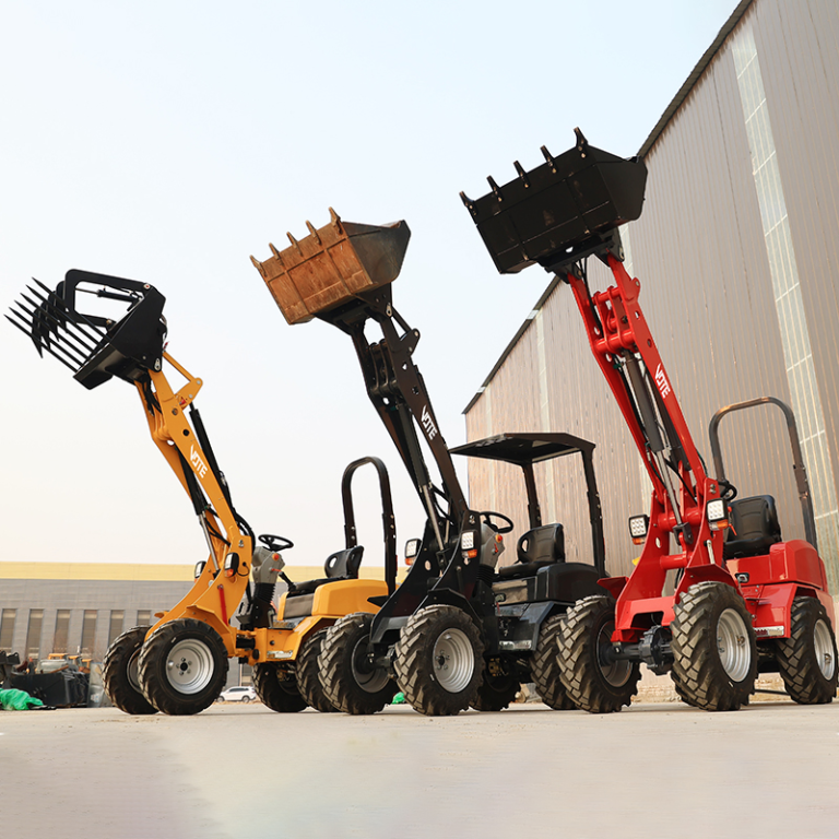 CE 800kg Portable Micro New Mining Compact Garden EPA Farm Bucket Electric Wheel Loader Machine