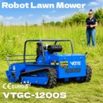 CE Certified Lawn Mower with 1200mm Width, Suitable for Grassy Slopes and Forestry China Factory Price