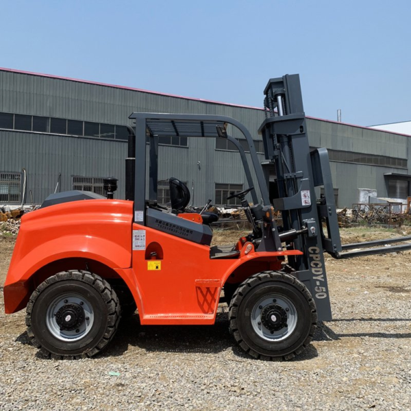 CE China New Arrival Hydraulic Drive Cross Country Rough Terrain off-Roadall Terrain Diesel 5 Ton 3 Ton Forklift Price Hot Sale