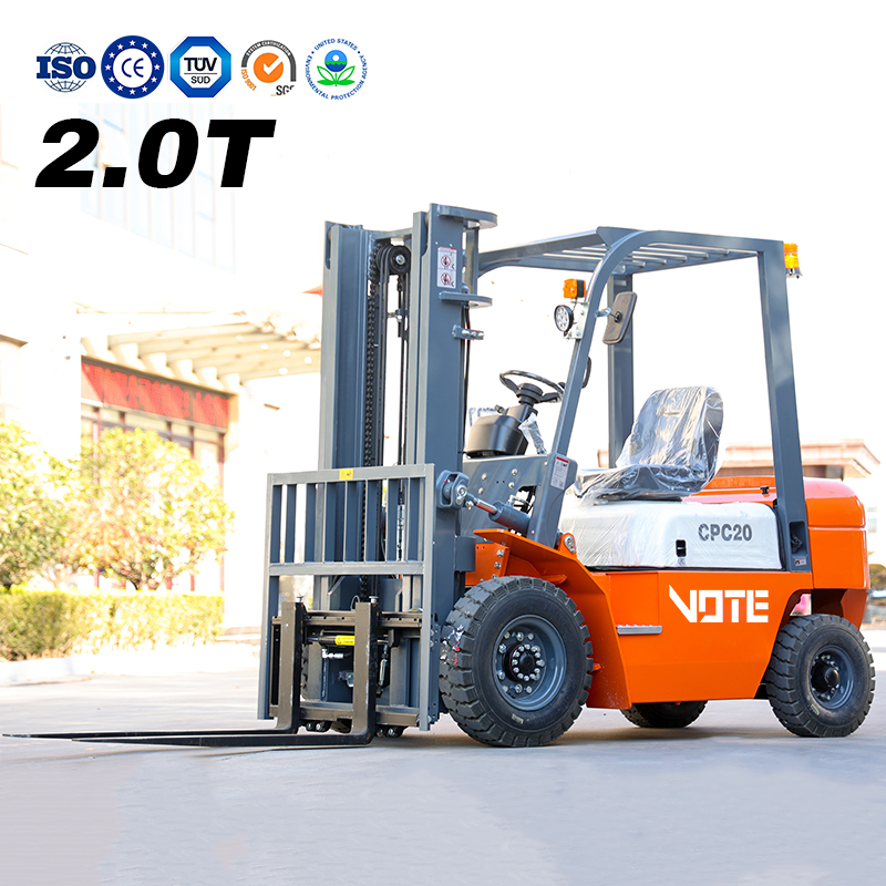 CE/EPA/Euro 5 Forklift Diesel 2 Ton 3 Ton 4 Ton Forklift Side Shift Counterbalance Diesel Forklift
