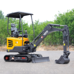 CE EPA High-Quality Excavating Equipment 2000 Kg Mini Digger Customized 1.5 Ton Agricultural Hydraulic Crawler Excavator