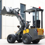 CE Euro 5 Diesel Mini Wheel Loader 4 Ton Rated Load Telescopic Front End Earthmoving Machinery