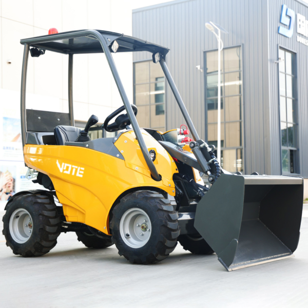 CE Euro 5 Diesel Mini Wheel Loader 4 Ton Rated Load Telescopic Front End Earthmoving Machinery