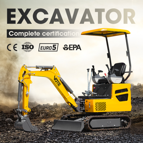 CE Euro 5 EPA Engine Mini Excavator 1.2ton 2ton 3.5ton Equipment Multifunctional Small Digger