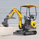 CE Euro 5 EPA Mini Excavator with Cab Farm Garden Home Use Hydraulic Mini Digger New Crawler Small Bagger Machine