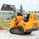 CE/Euro 5 Mini Skid Steer Loader with Tracked Cabin, Equipped with Multifunctional Attachments, Suitable for Farms, Orchards, and Indoor Construction Sites