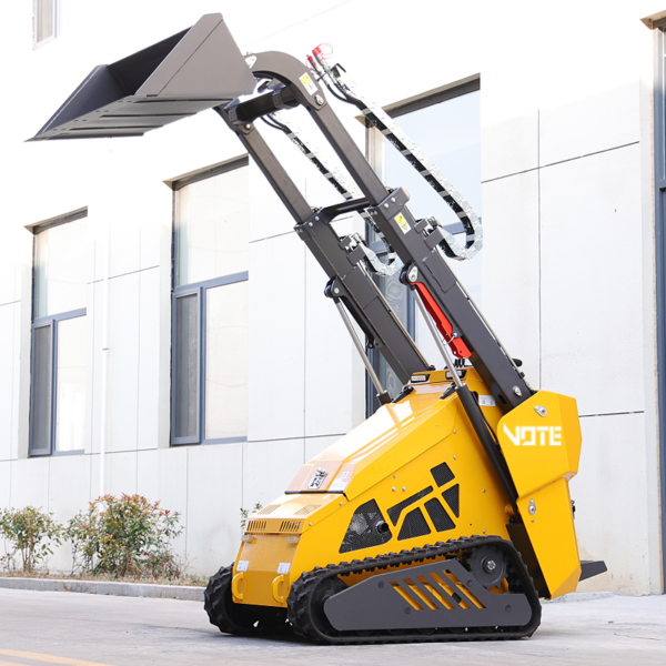 CE Mini Skid Steer Diesel Wheel Tracks Machines Attachment China Earthmoving Machinery Free Shipping