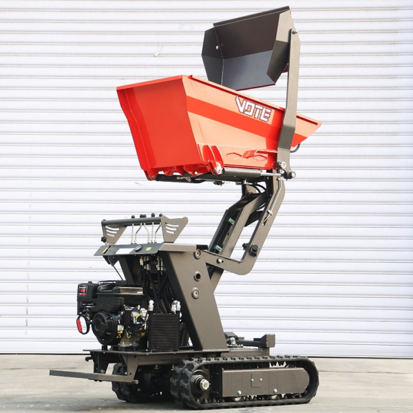 Cheap 800kg Hydraulic Mini Dumpers Fast Delivery High Quality Automatic Tracked Dumper Agricultural Self Loading Dump Truck