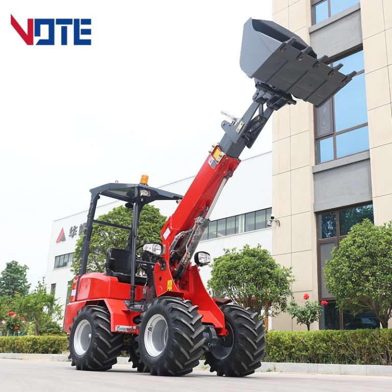 Cheap and High Quality 500kg 600kg 800kg 1000kg Multi Function Small Electric Mini Wheel Loader