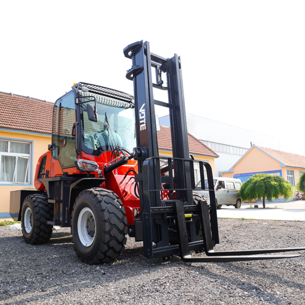 Cheap China 4X4 Forklift Manufacturer Diesel Forklifts off-Road Forklit 3 Ton 3.5 Ton 4WD Rough Terrain Forklift