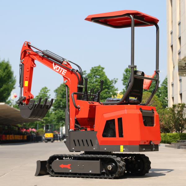 Cheap Escavatore 1000kg Mini Small Hydraulic Digger Hydraulic Joystick Operation 1t 1ton Gasoline Mini Excavator