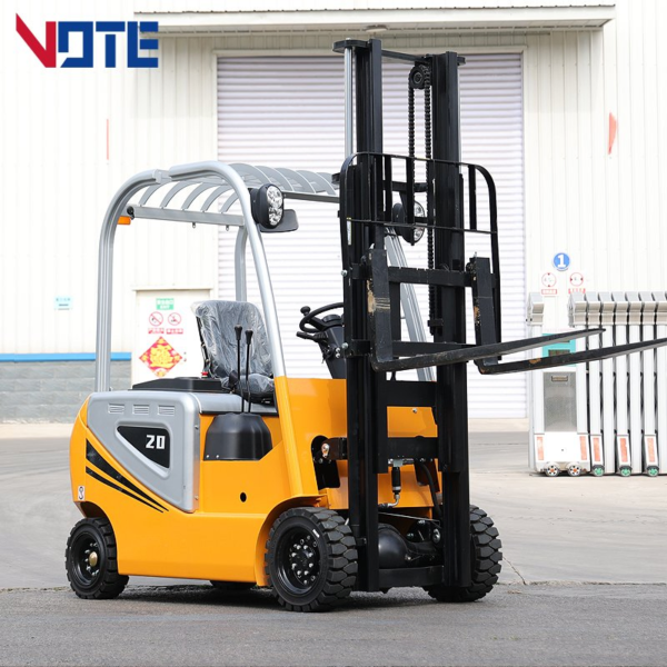 Cheap Hydraulic 2000kg Semi Electric Forklift Certification New Style 2 Ton for Sale Portable Electric Forklifts